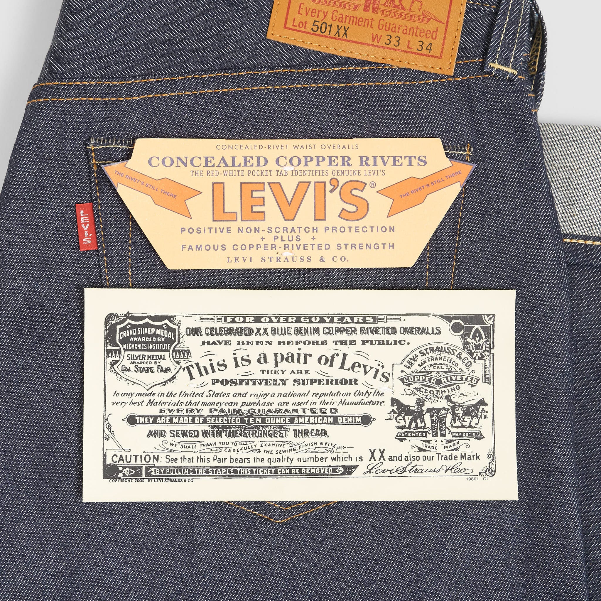 Levi's® Vintage Clothing 1937 501®XX 5-Pocket-Cinch back Jeans - DeeCee  style