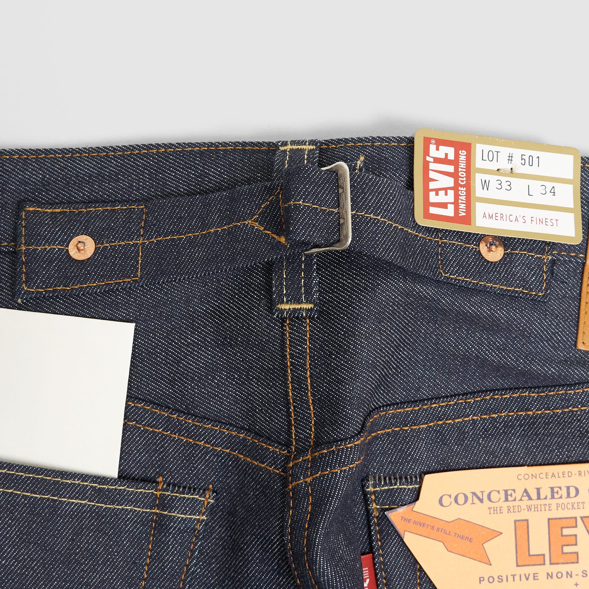 Levi's® Vintage Clothing 1937 501®XX 5-Pocket-Cinch back Jeans - DeeCee  style