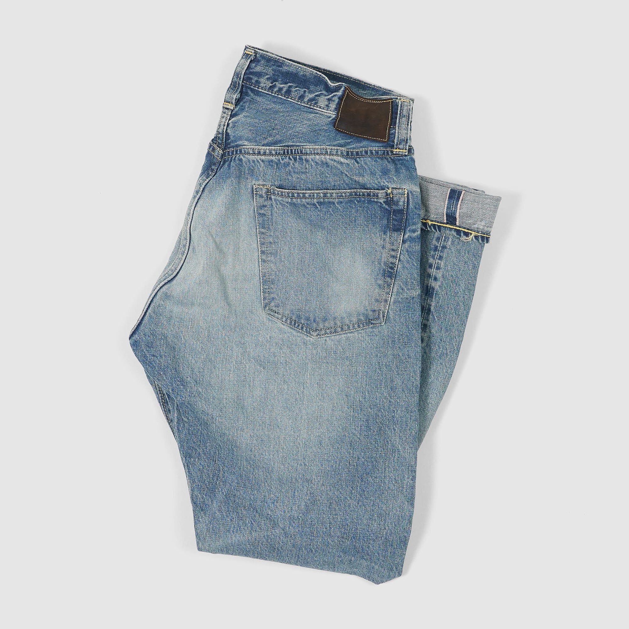 Edwin Regular Tapered Vintage Washed Denim Selvage Jeans - DeeCee 