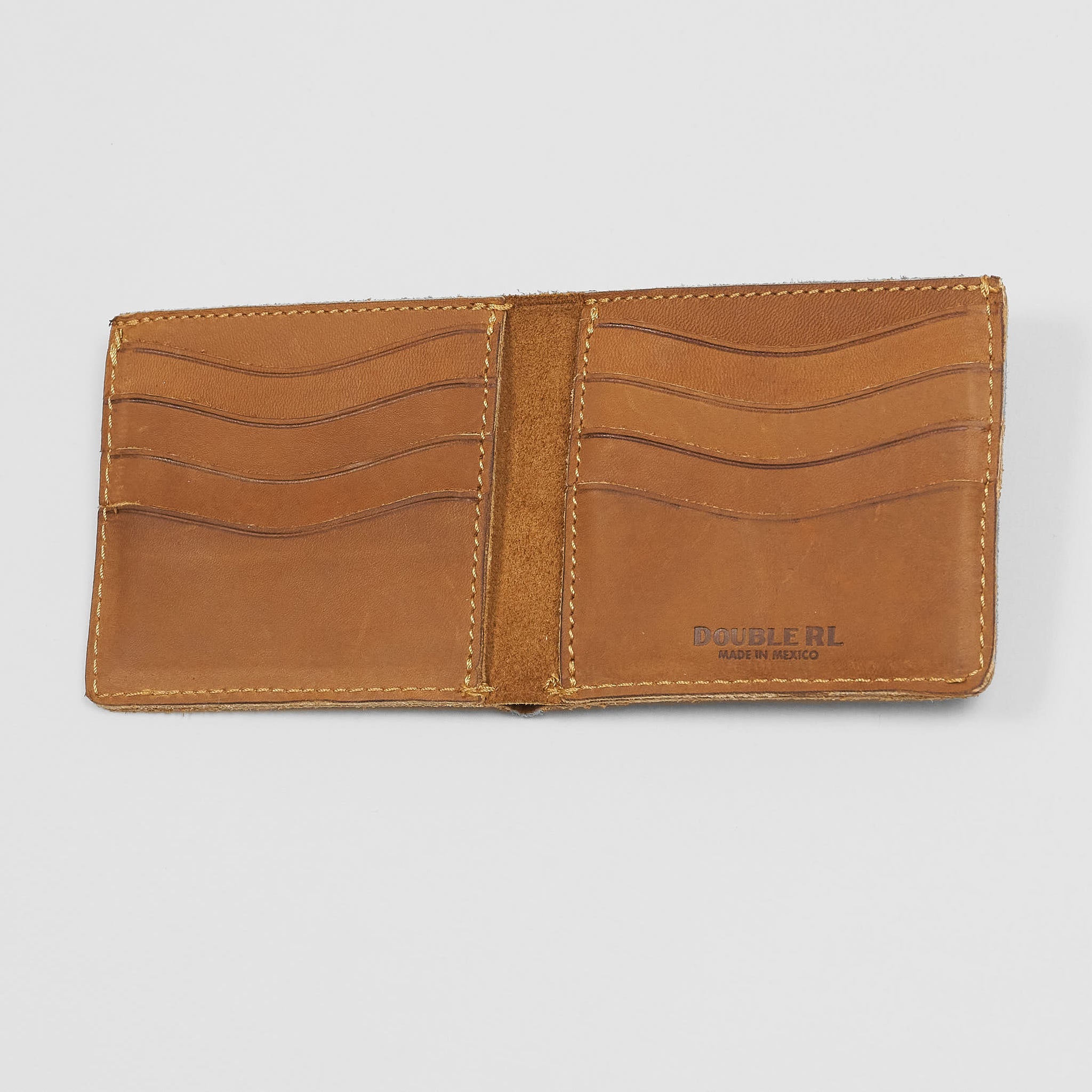 Double RL Roughout Ranchleather Billford Wallet - DeeCee style