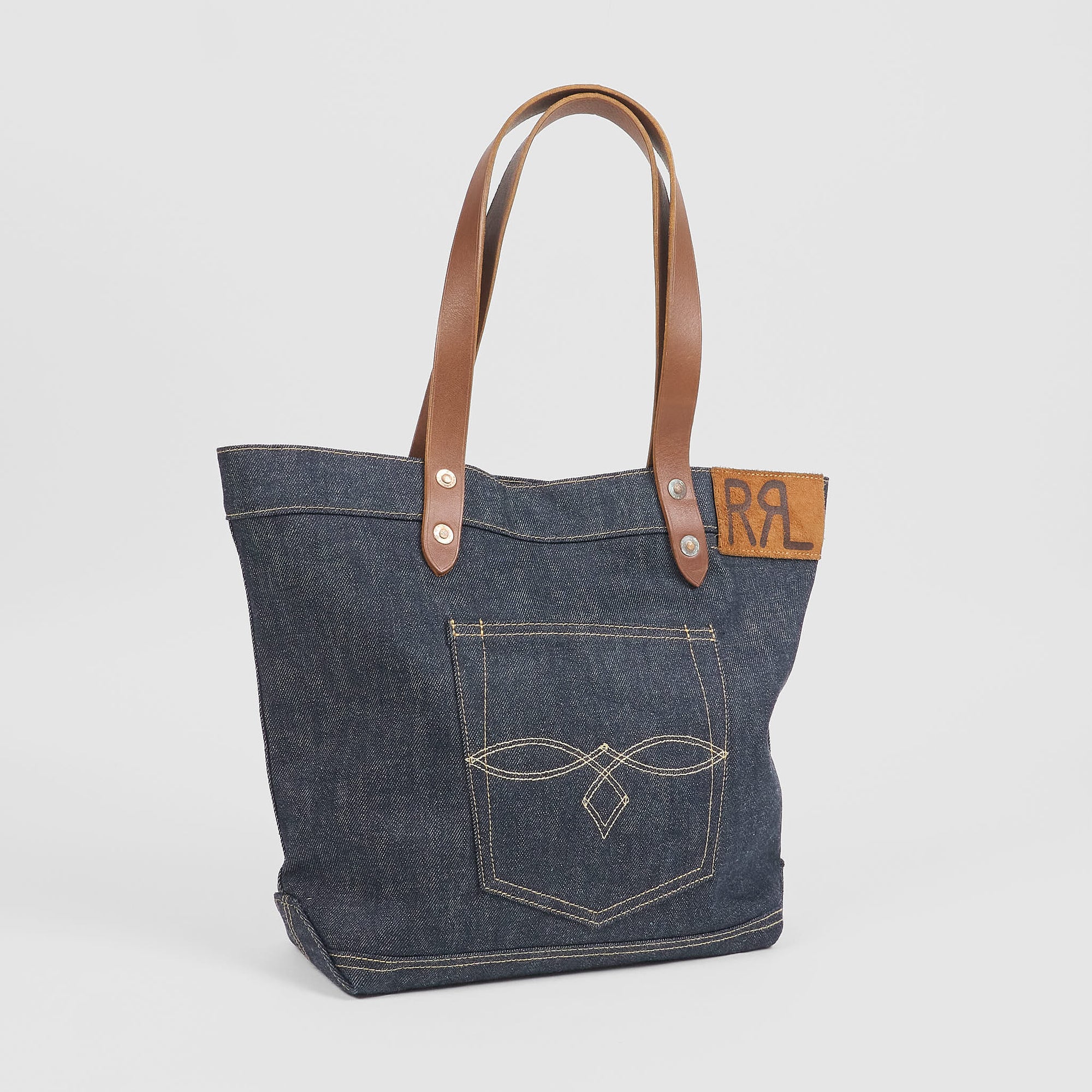 Kapital Century Denim Tote Book Bag No. 1 2 3, No. 9+S, No. 7+S