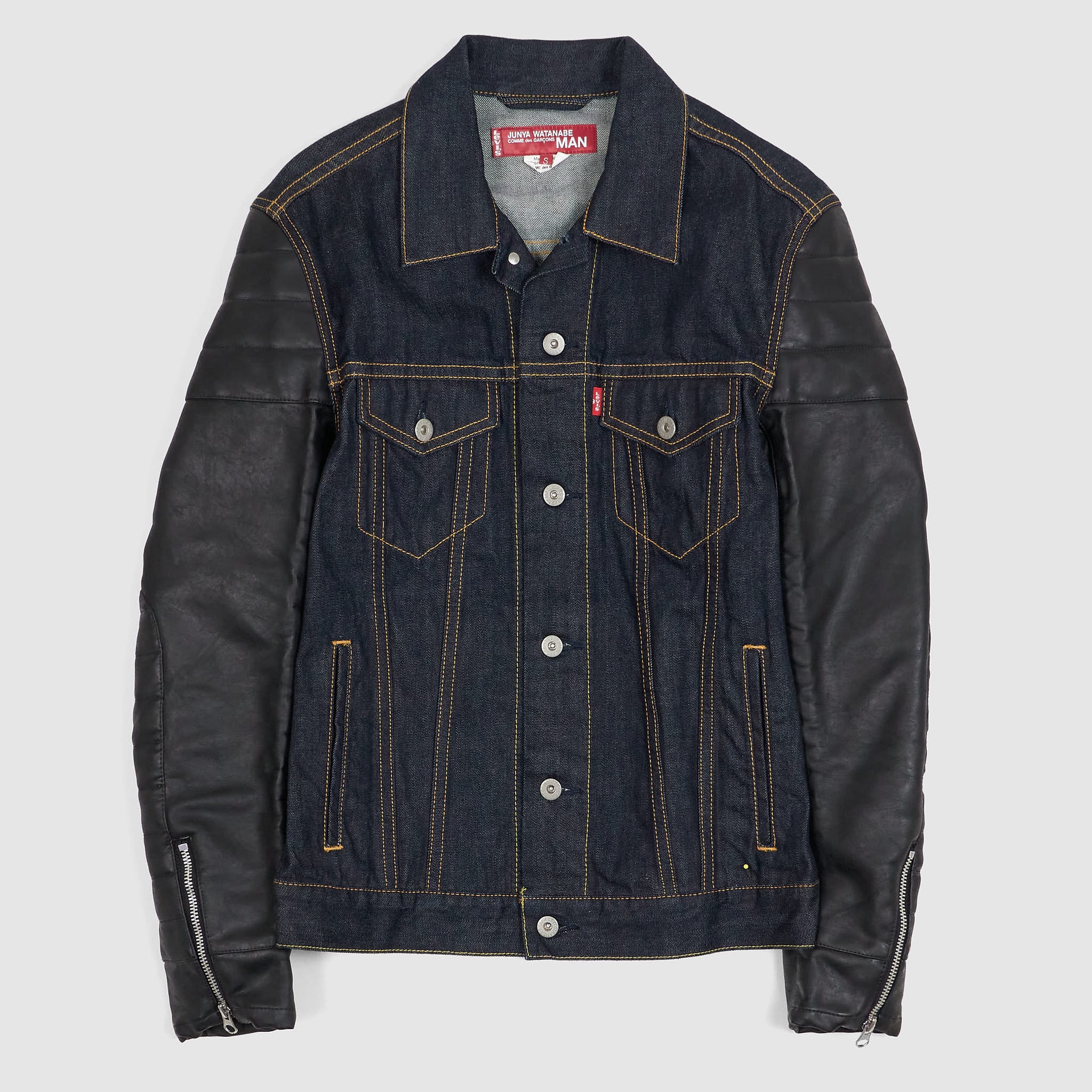 Junya Watanabe Man x Levi's® Denim Trucker Jacket with Leatherette