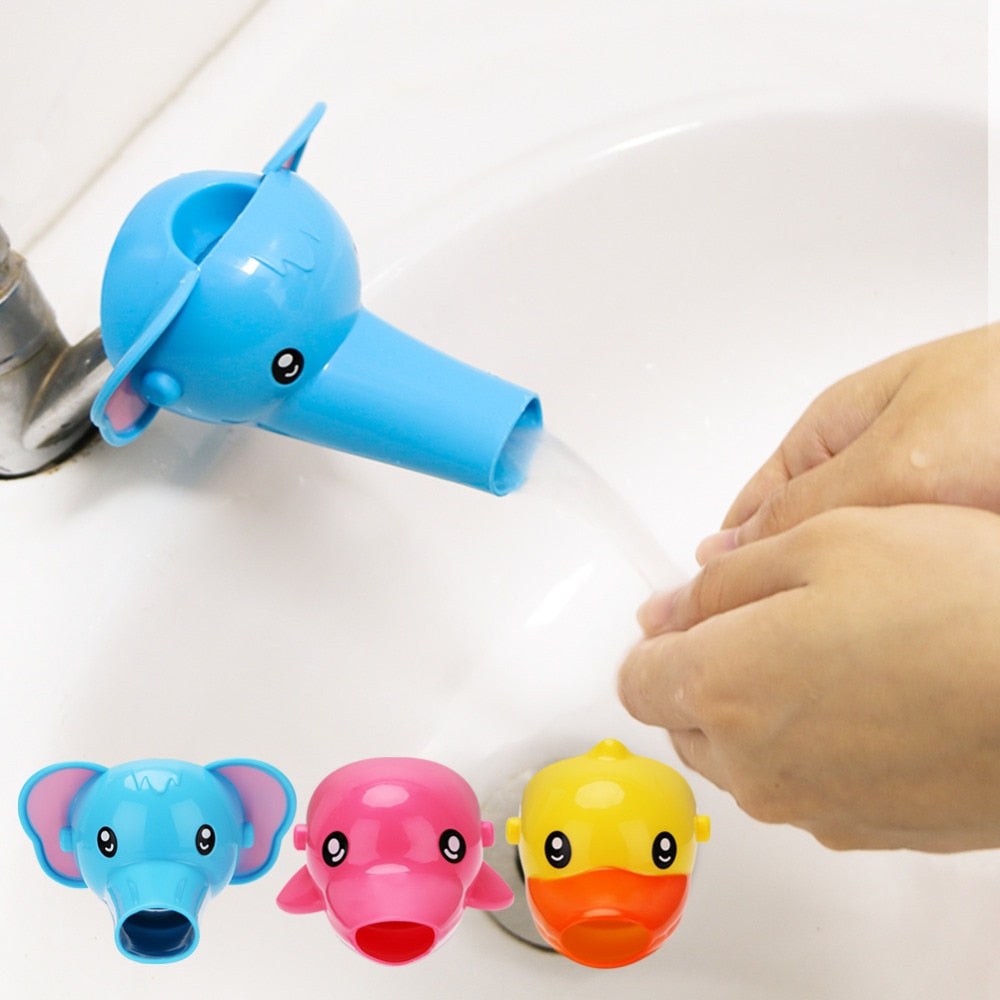 Funny Cartoon Water Faucet Extender Sink Handle Extender For Baby