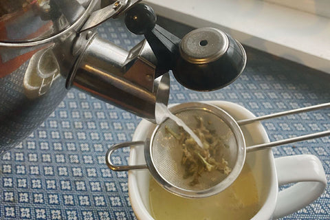 Easy Weed Stem Tea Recipe