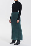 Mary Mohair Midi Skirt Emerald