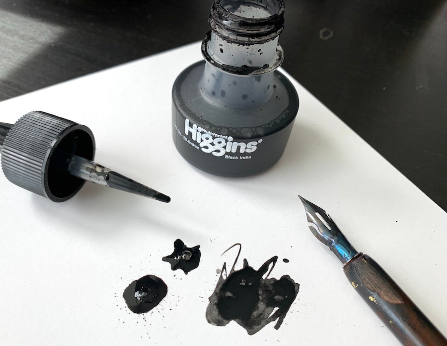 Higgins Waterproof Black India Ink