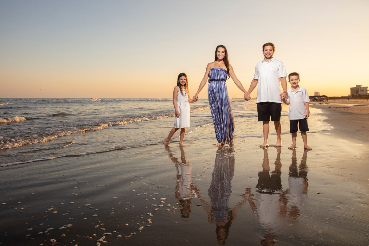 Ann Marie Reigrut and her family