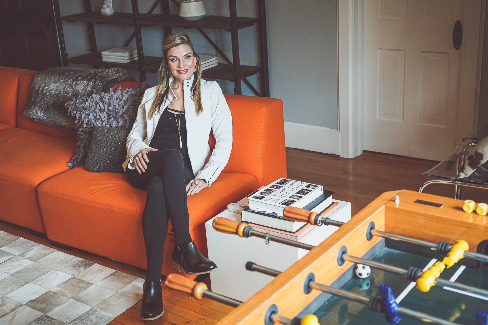 Holly Baumgart in her Milwaukee home