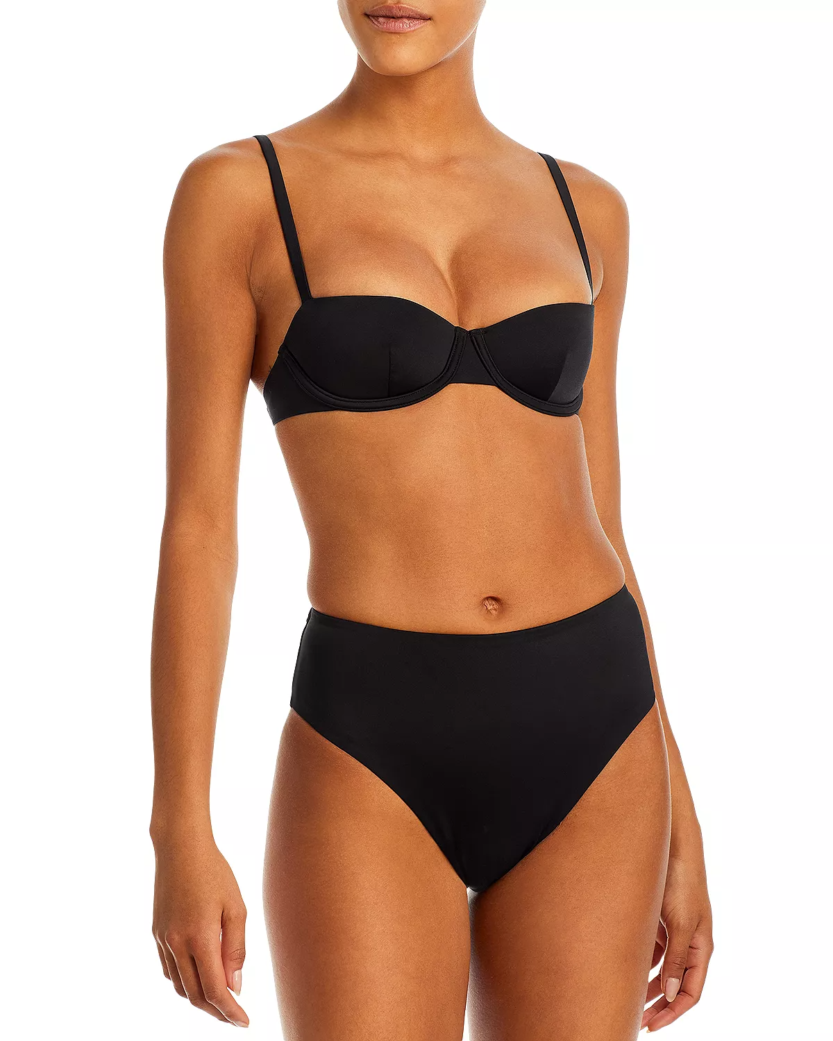 Teardrop Body Type Balconette Top Swimsuit