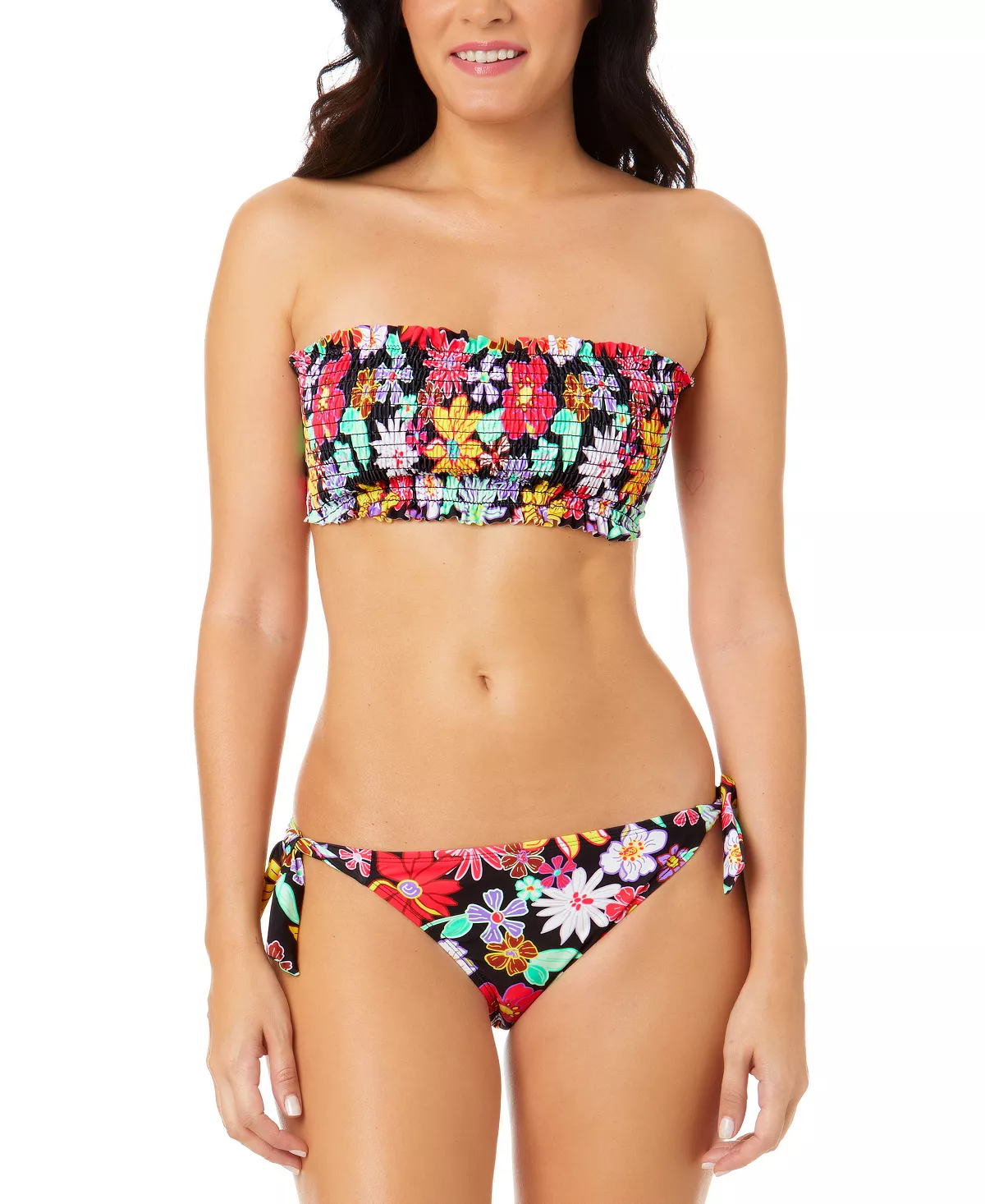 Triangle Body Type Bandeau Top Swimsuit