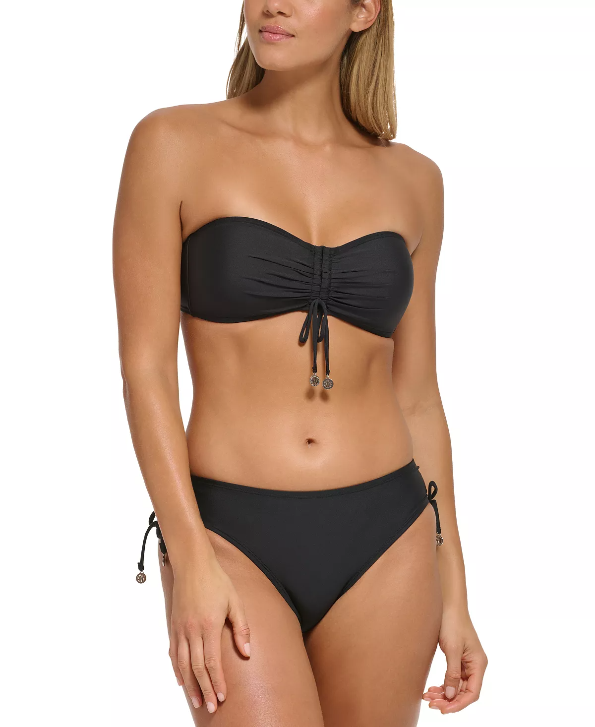 Hourglass Body Type Bandeau Top Swimsuit