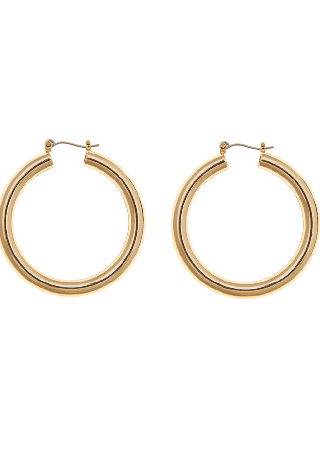 Oversized Rounded Hoop Earrings