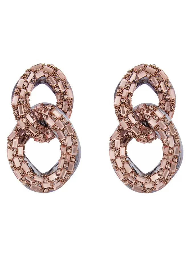 Double Link Sparkle Earrings