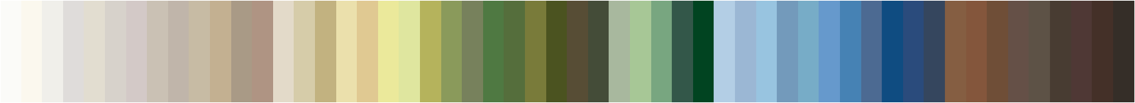 Natural Fashion Personality Color Palette