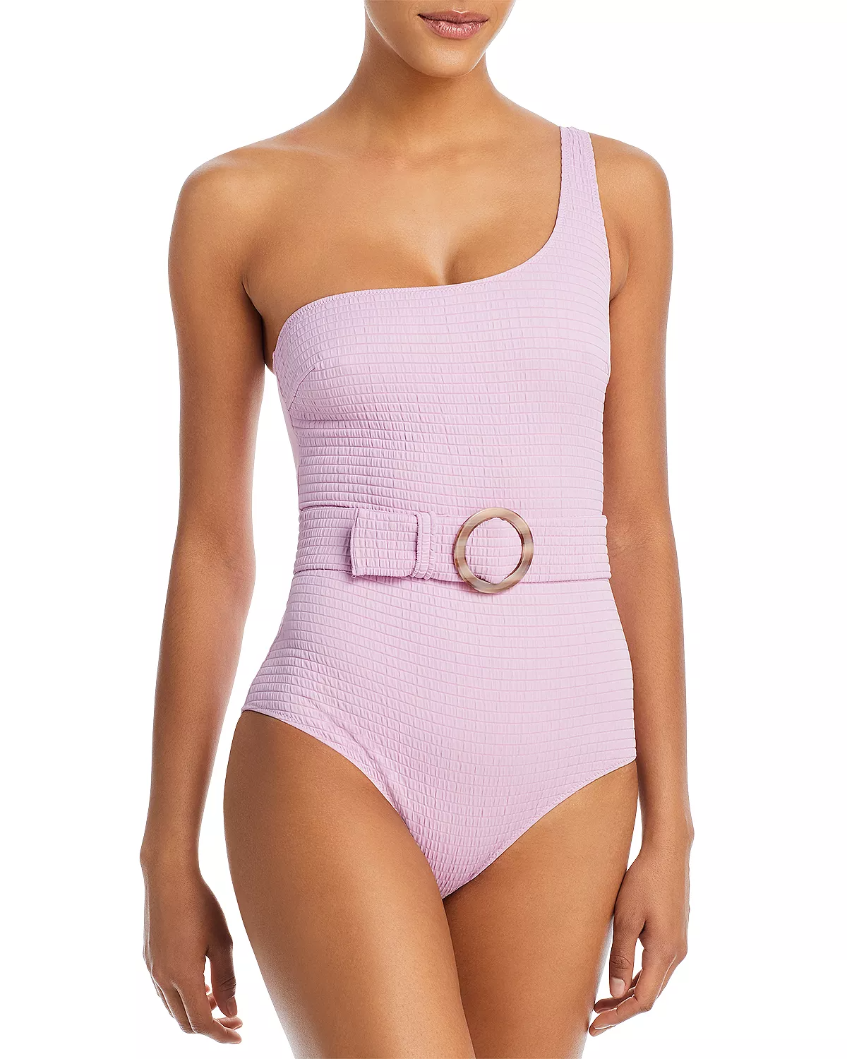 Rectangle Body Type Belt or Waist Detail Swimsuit