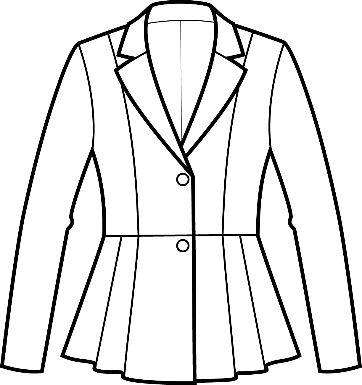 Peplum Style Jacket