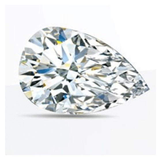 Pear diamond cut
