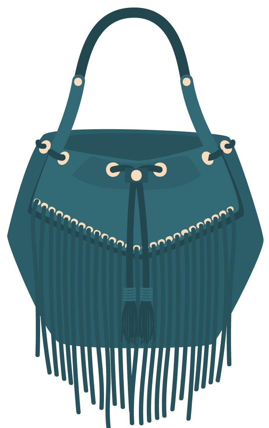 Fringe handbags
