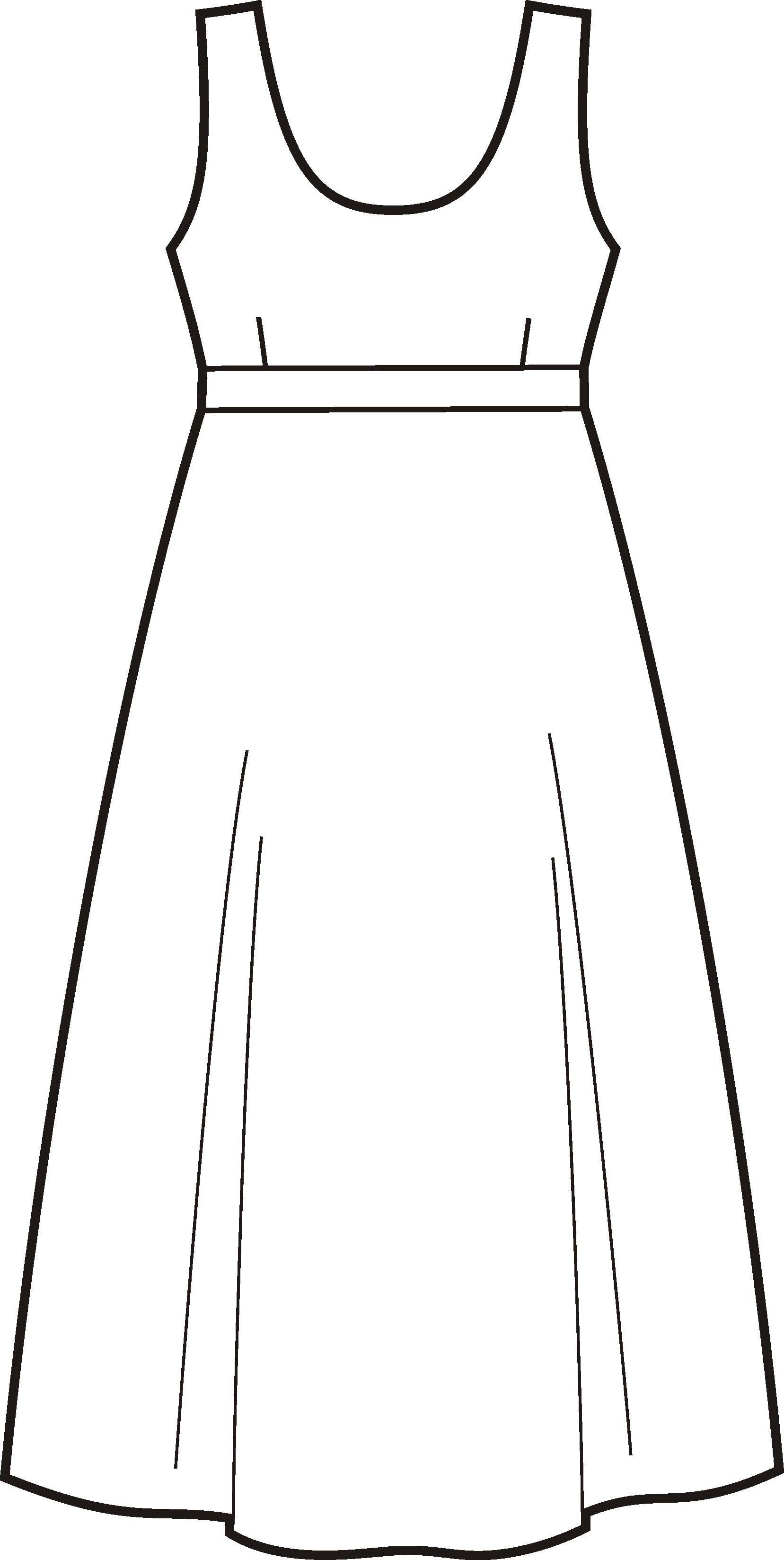 Empire vest dress