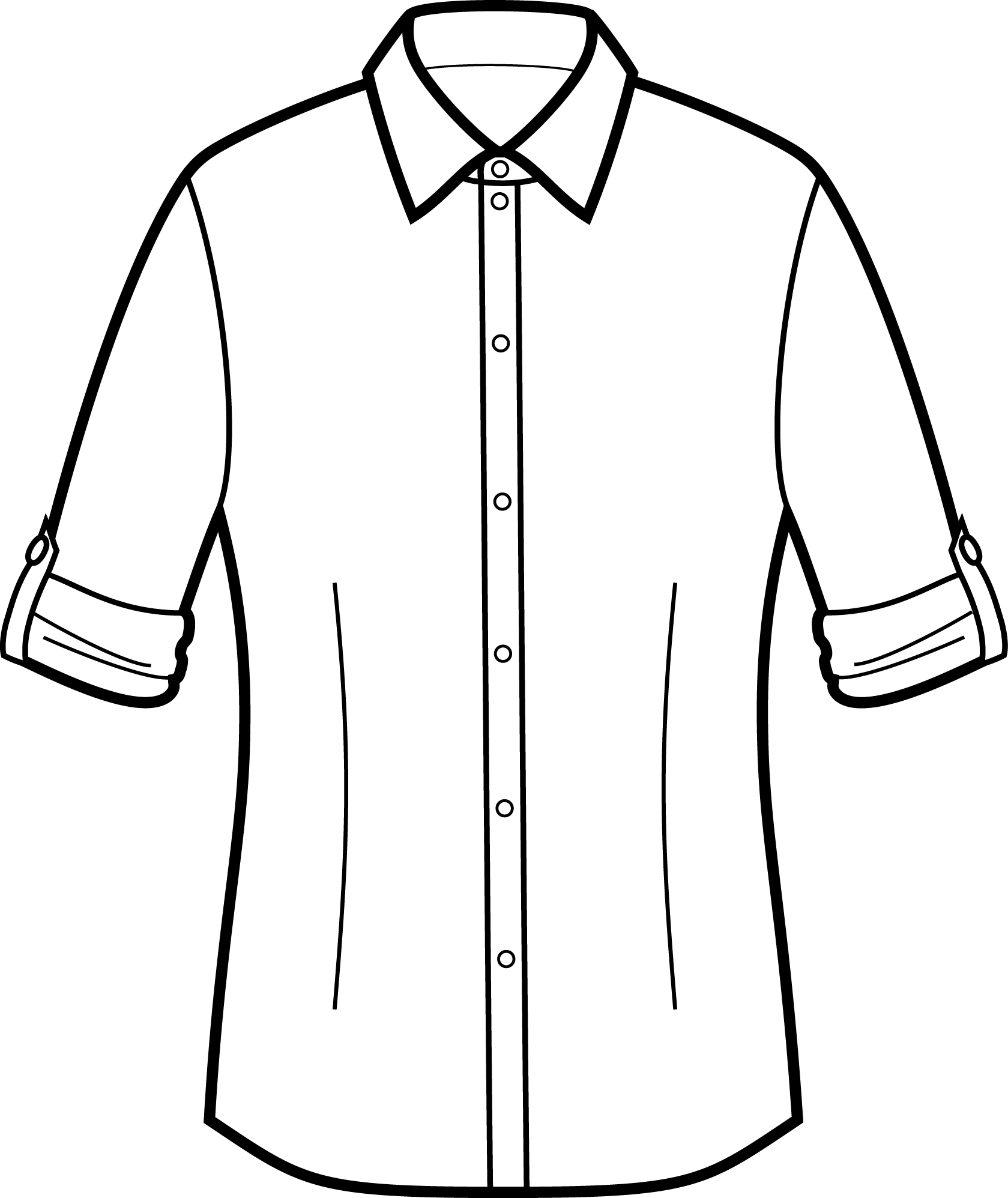 Roll sleeve shirt