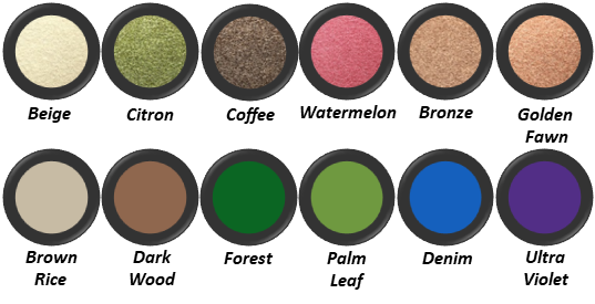 True Spring Eye Shadow Colors