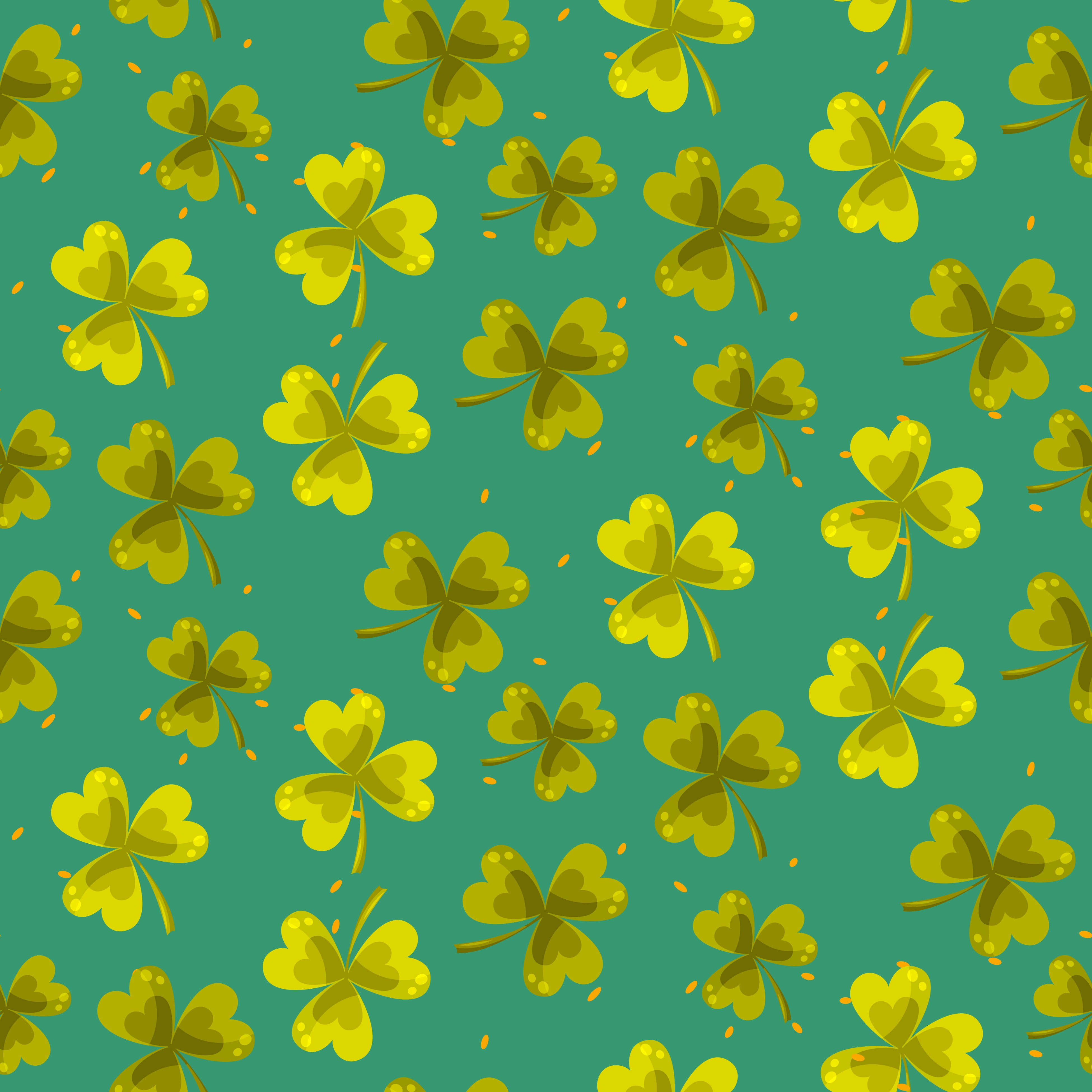 Trefoil Floral Pattern
