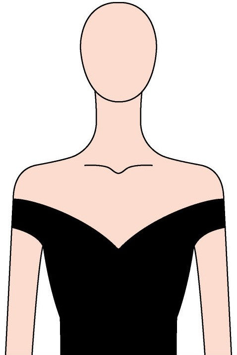 Off Shoulder Neckline