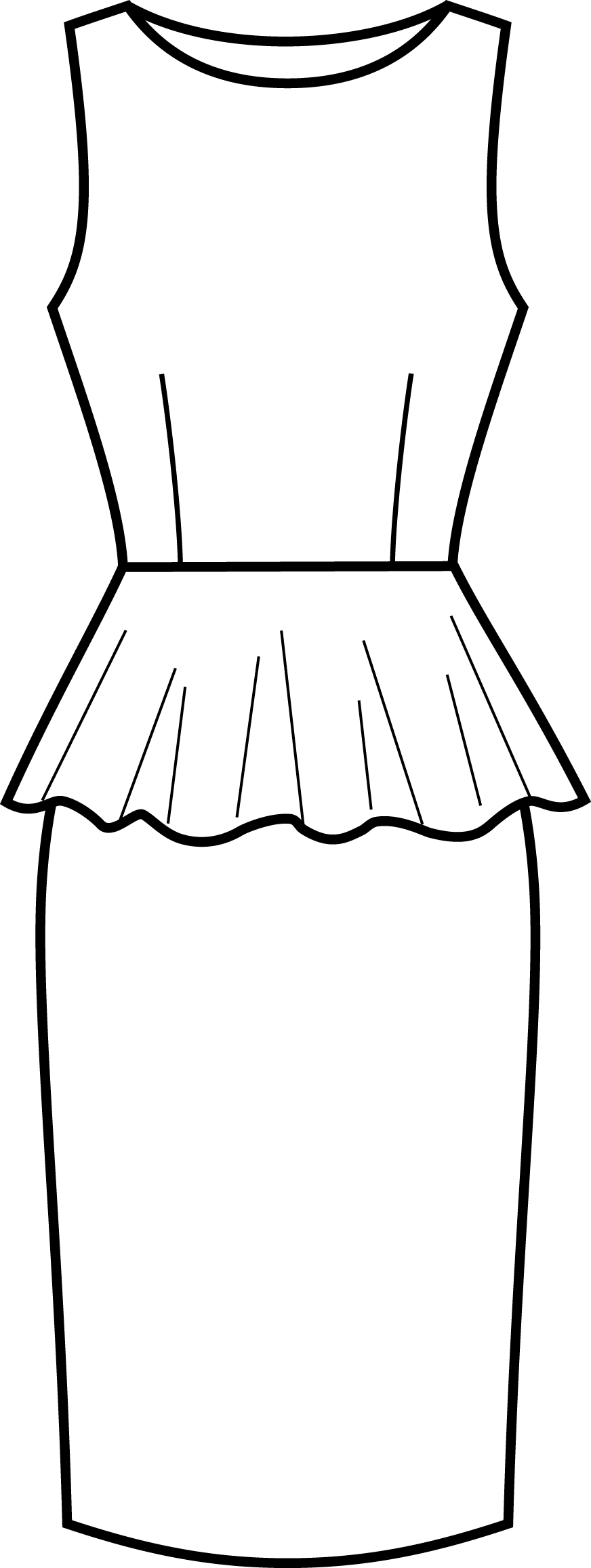 Peplum Dress