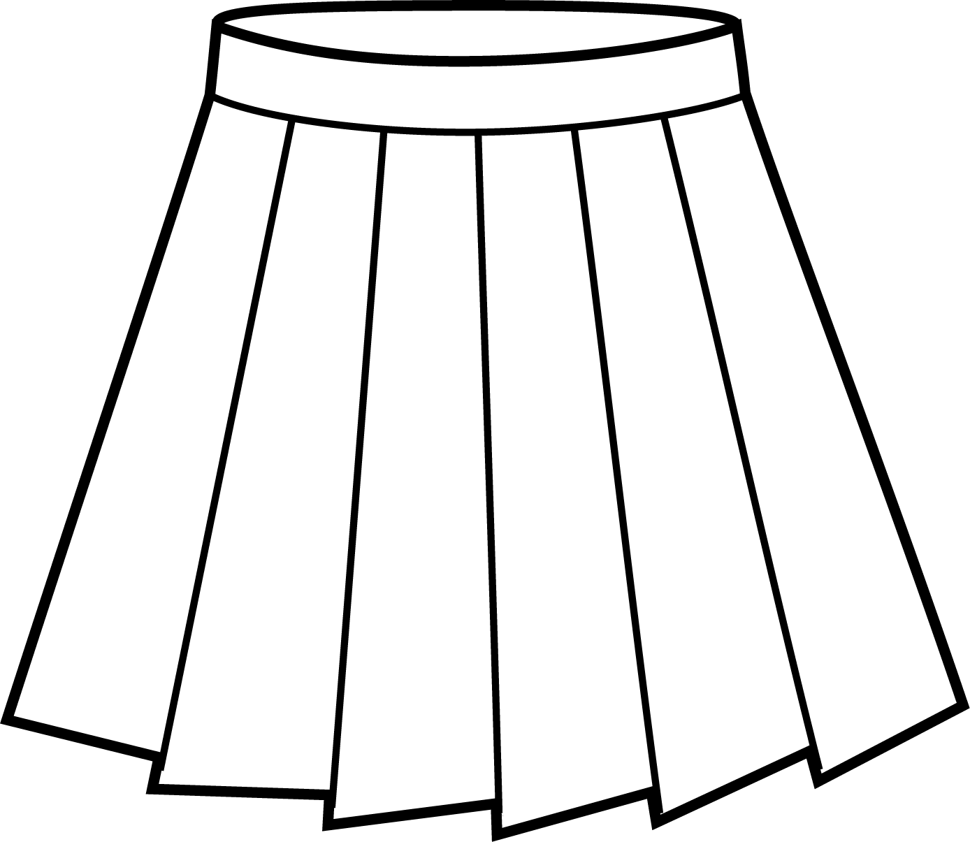 Knife Pleated Skirt