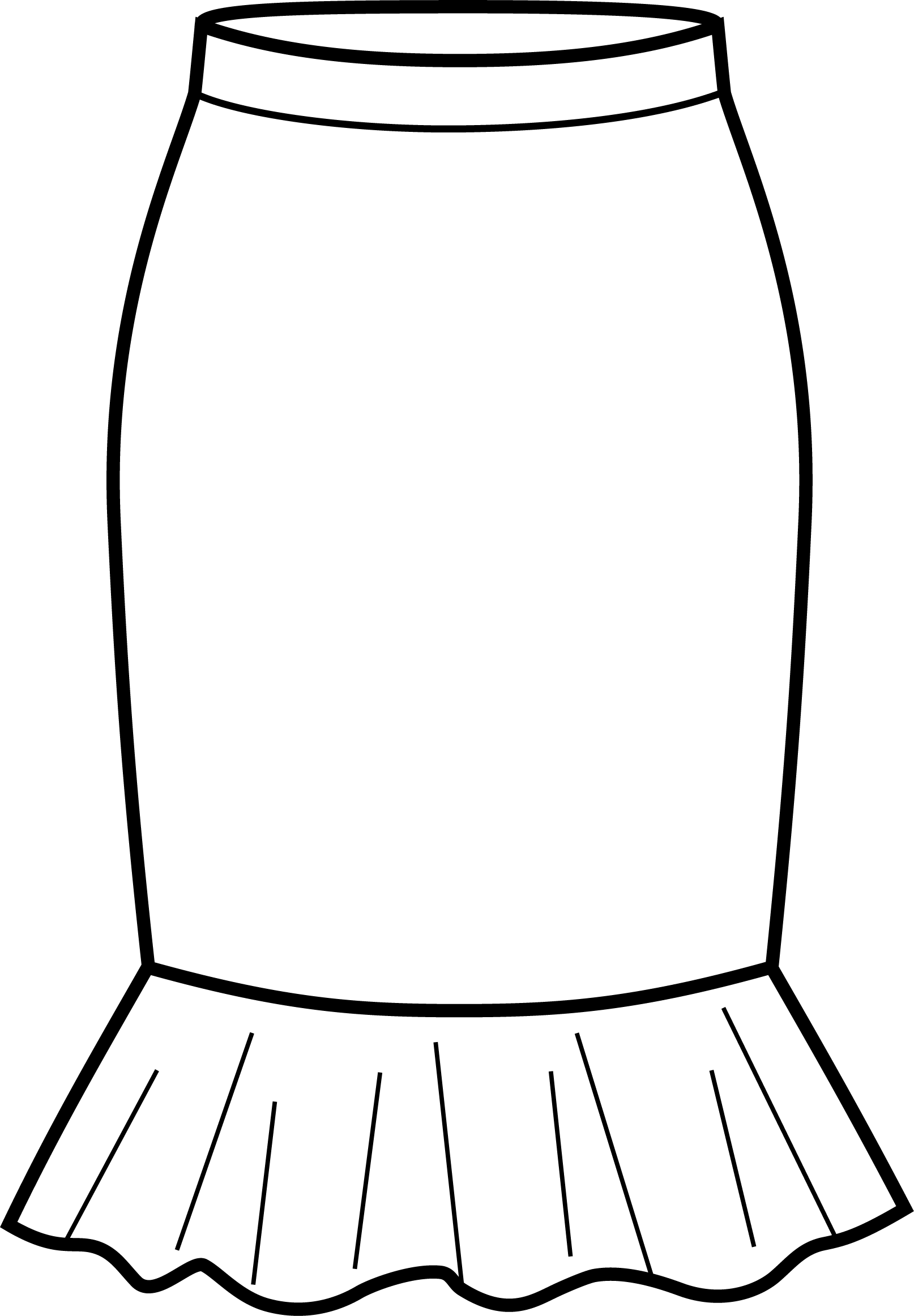 Flounced Skirt