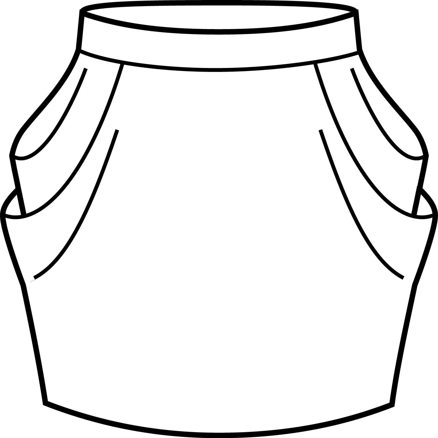 Cowl Skirt