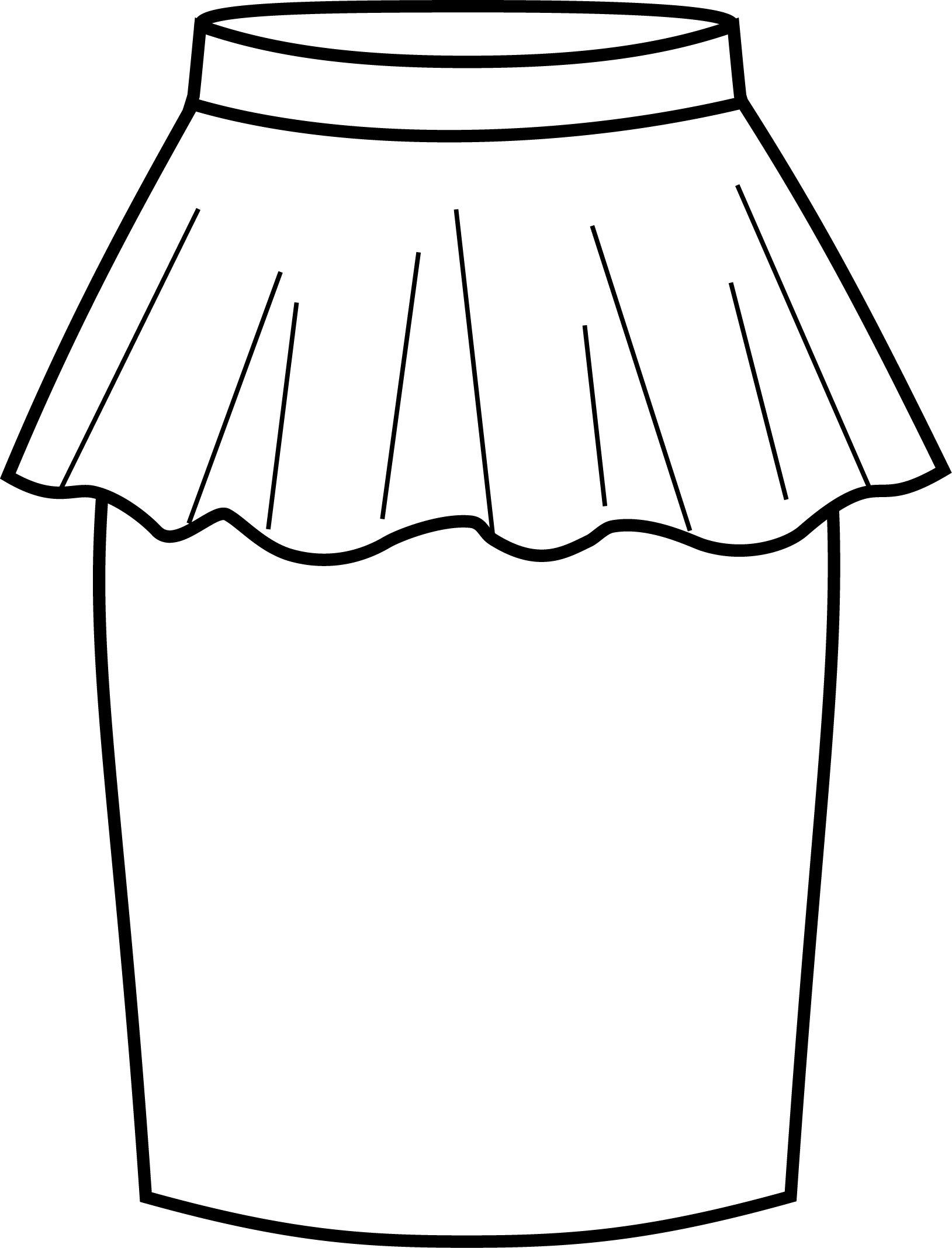 Peplum Skirt