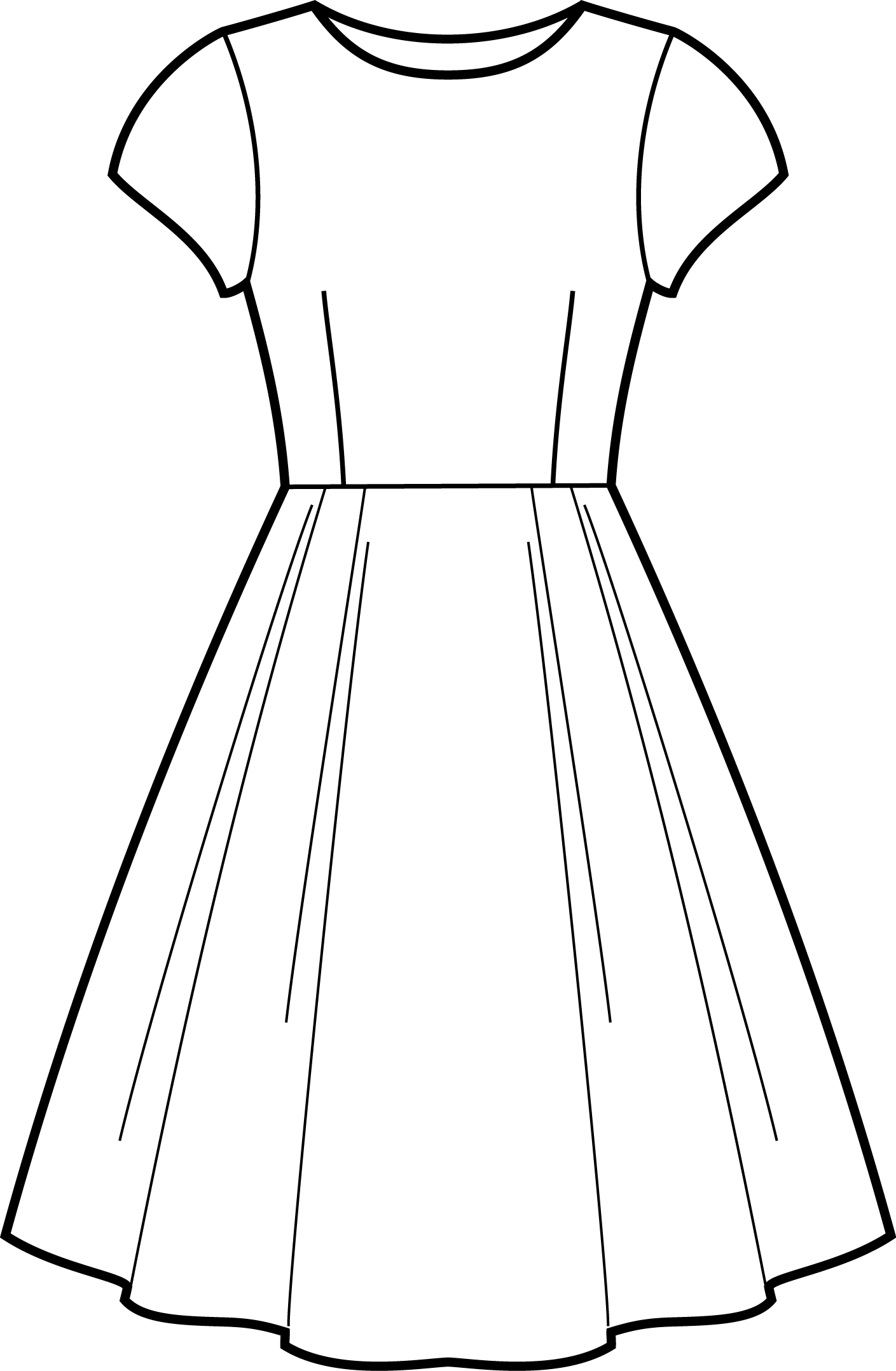 X Line Dress