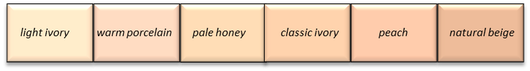 Light Spring Foundation Colors