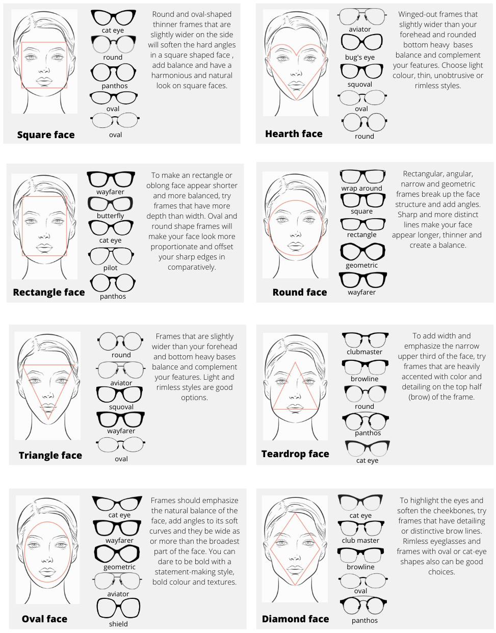 The Perfect Frames For Your Face Shape 1536