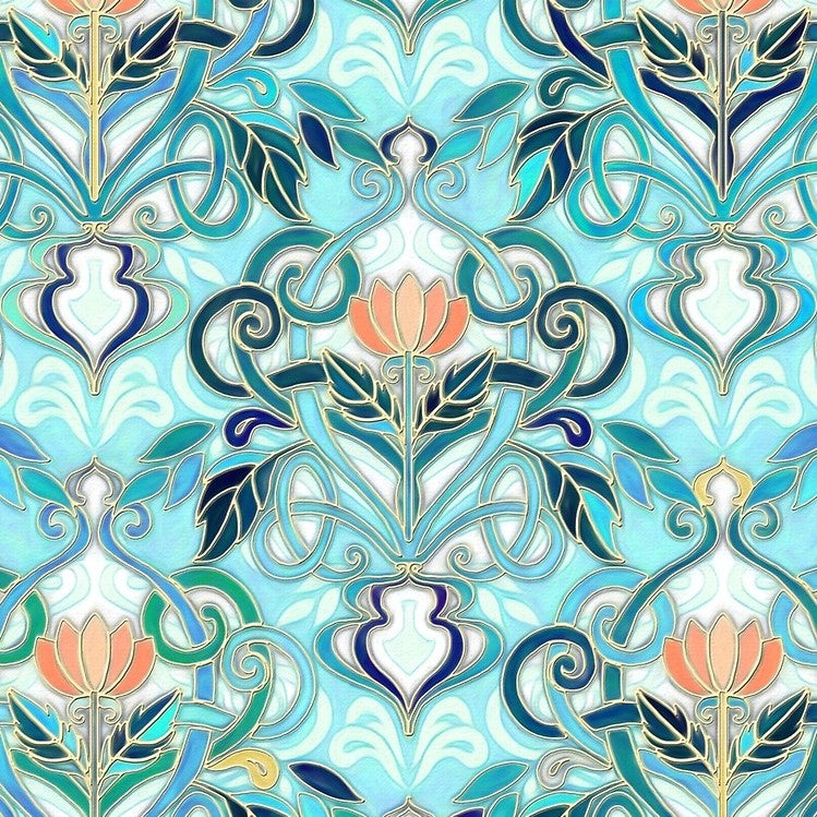 Art Nouveau Floral Pattern