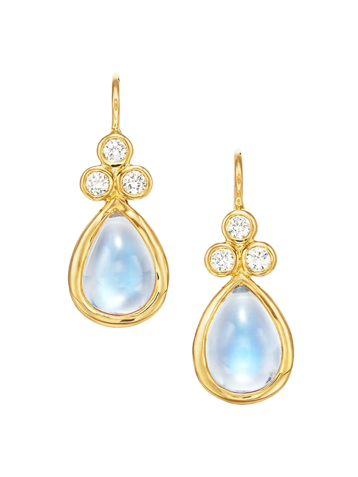 Teardrop Pearl Drop Earrings