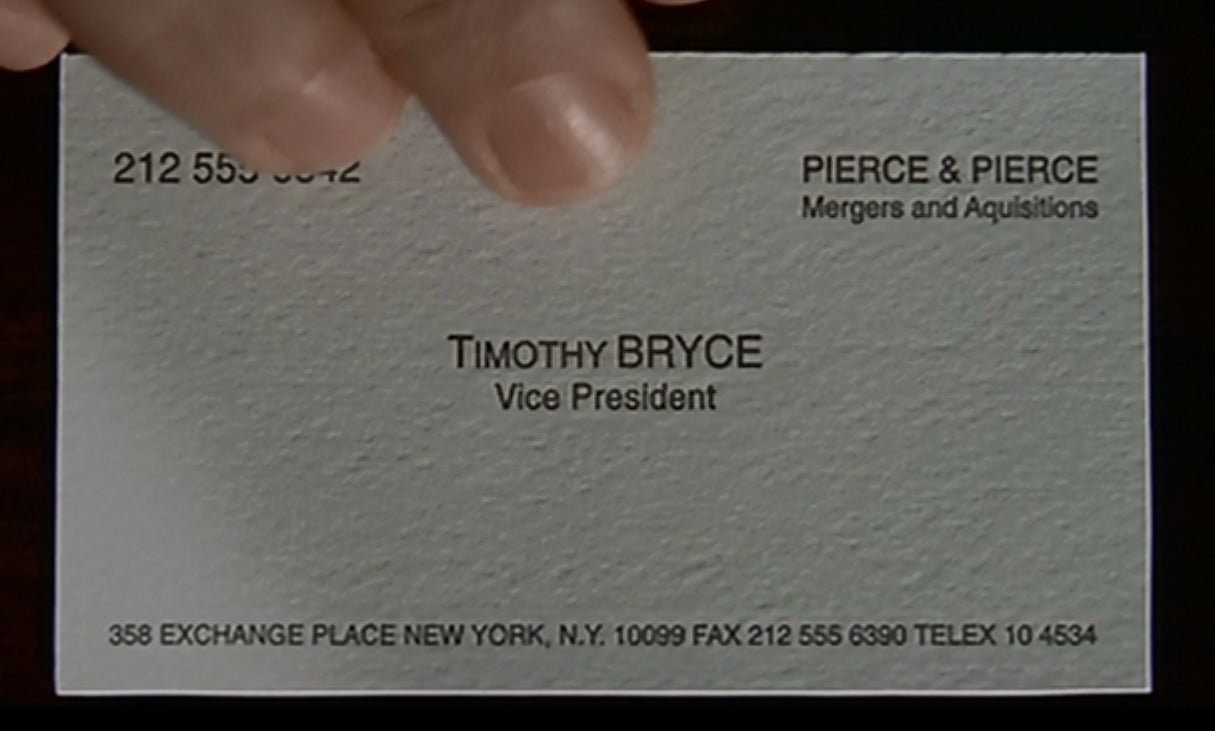 Timothy Bryce Business Card