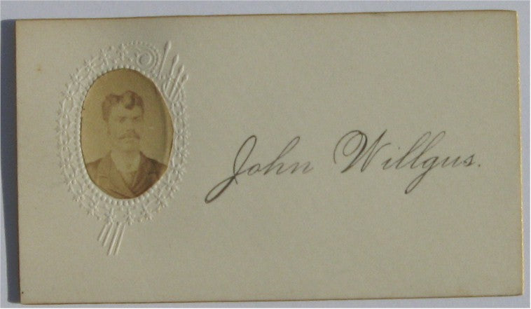 A Gentleman's Victorian Calling Card