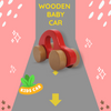 Wooden Red Speedster Car
