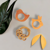 Neem Wood Teethers Rattles Combo - Bird, Rabbit Teether And Ring Rattle