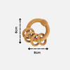 Erenjoy Natural Wooden Ring Rattle - 4 rings