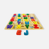 Wooden Montessori Alphabet Board A-Z - Interactive Letters with Matching Images-2