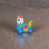 Charming Hen Car - 3 Wooden Colorful Puzzle Blocks with Alphabet