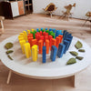 Erenjoy Colored Wooden Domino Blocks Set