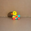 Friendly Duck Car - 3 Wooden Colorful Puzzle Blocks with Alphabet
