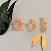 Neem Wood Teethers Rattles Combo - Star, Rabbit Teether and Dumbbell Rattle