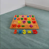 Wooden Montessori Number Board 1-20 - Counting Blocks with Arithmetic Operations