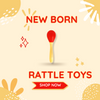 Red Maracas Rattle - Vibrant Musical Shaker for New Born