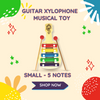 Small Guitar Shaped Xylophone - 5 Notes